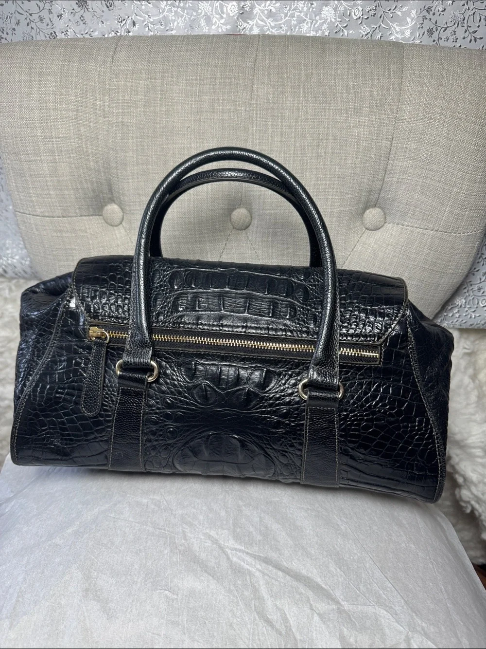 Brahmin structured croc